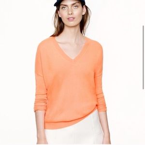 J. Crew Italian Cashmere V-Neck Sweater
